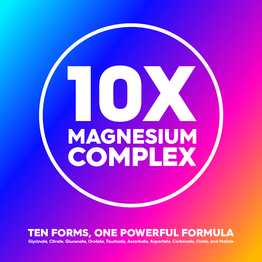 WholeMag 10 Magnesium Complex | Total Body Support | Supports Muscle, Bone and Nerve Health | High Absorption